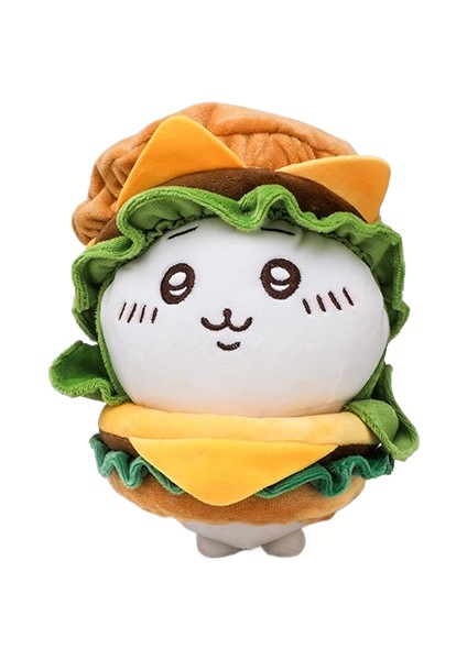 20CM Doğum Günü Hediyesi Bebek Burger Peluş Bebek Süper Sevimli Bebekler Hediyeler (Yurt Dışından)