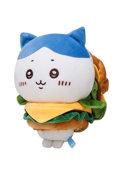 20CM Doğum Günü Hediyesi Bebek Burger Peluş Bebek Süper Sevimli Bebekler Hediyeler (Yurt Dışından)