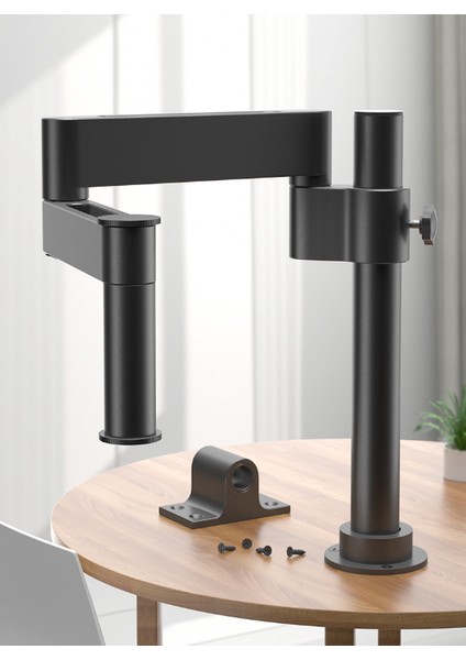 BST-X101 MİKROSKOP KATLANIR 360 DERECE TEK KOL SABİT KALDIRMA MİKROSKOP TUTUCUSU AKSESUAR