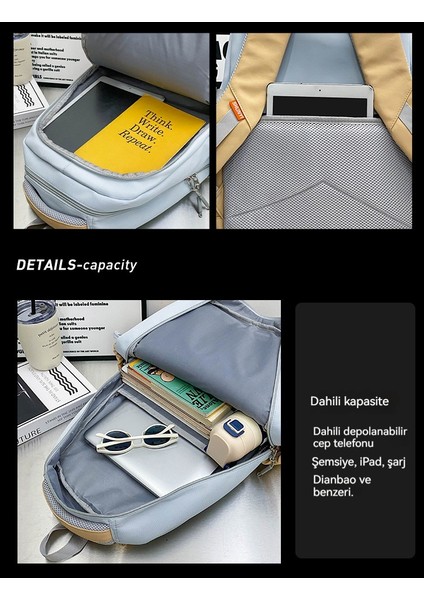Yeni Ortaokul Öğrencisi Sırt Çantası Üniversite Öğrencisi Çift Sırt Çantası Öğrenci (Yurt Dışından) fiyatları