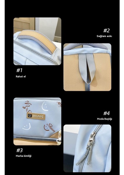 Yeni Ortaokul Öğrencisi Sırt Çantası Üniversite Öğrencisi Çift Sırt Çantası Öğrenci (Yurt Dışından) indirimleri