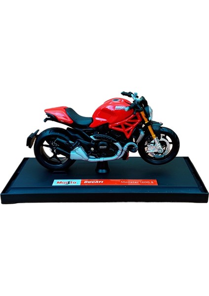 Meritori Ducati Kawasaki H2R Motosiklet R1 Model Simülasyon Alaşım Motosiklet Süs Koleksiyonu (Yurt Dışından)