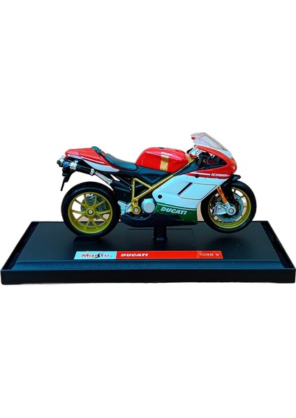 Meritori Ducati Kawasaki H2R Motosiklet R1 Model Simülasyon Alaşım Motosiklet Süs Koleksiyonu (Yurt Dışından)