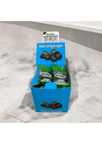 Siyah Zeytin Poşet 30 gr X 40 Adet Kutulu
