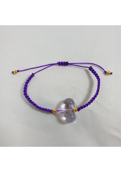 Ayarlanabilir Ip Kalp Boncuklu El Yapımı Bileklik Kalp Şans-Sevgili-Arkadaşlık-Bff Bilekliği modelleri