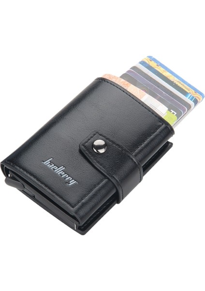 Erkek Kart Tutucu Otomatik Pop Kart Toka Kart Tutucu Kart Tutucu Cüzdan (Yurt Dışından) modelleri