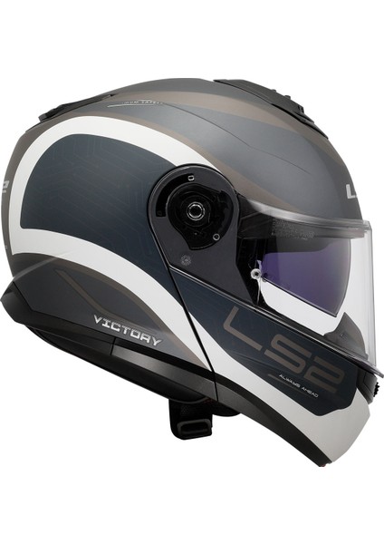 Strobe 2 Vıctory Mat Gri-Mavi-Kum Kask