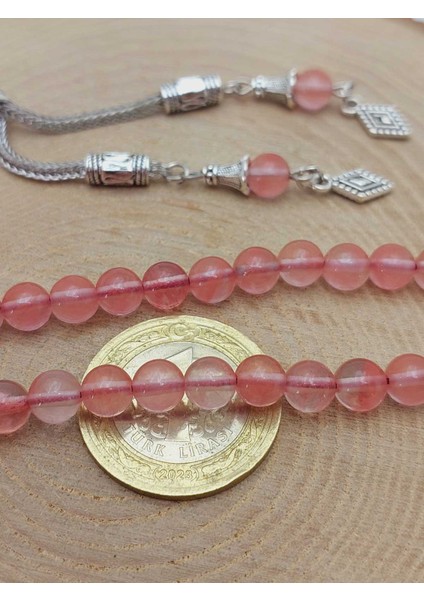 Gül Kuvars Taşı 99LUK Tesbih 6mm (51362) fırsatları