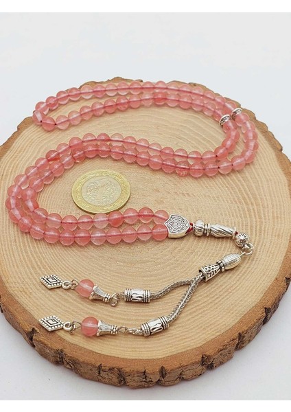 Gül Kuvars Taşı 99LUK Tesbih 6mm (51362) indirimleri