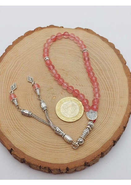 Gül Kuvars Taşı 33LÜK Tesbih 6mm (51362) modelleri