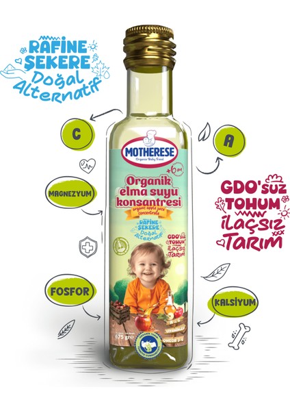 Organik Elma Suyu Konsantresi 675gr - Organik Bebek Elma Suyu Konsantresi 675gr - Elma Suyu Konsantresi 675 gr fiyatları