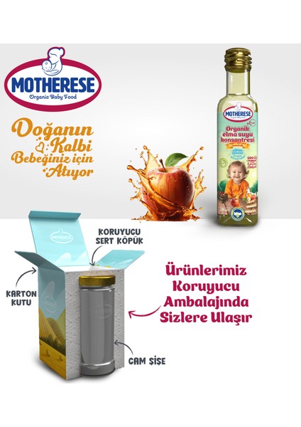 Organik Elma Suyu Konsantresi 675gr - Organik Bebek Elma Suyu Konsantresi 675gr - Elma Suyu Konsantresi 675 gr