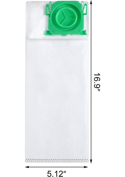 Sebo KX/C/370 Sebo x Serisi Extra Pet Xp2 Xp3 5093ER Vakum Filtre Torbaları ile Uyumlu 12 Adet Vakum Süpürge Torbası (Yurt Dışından)