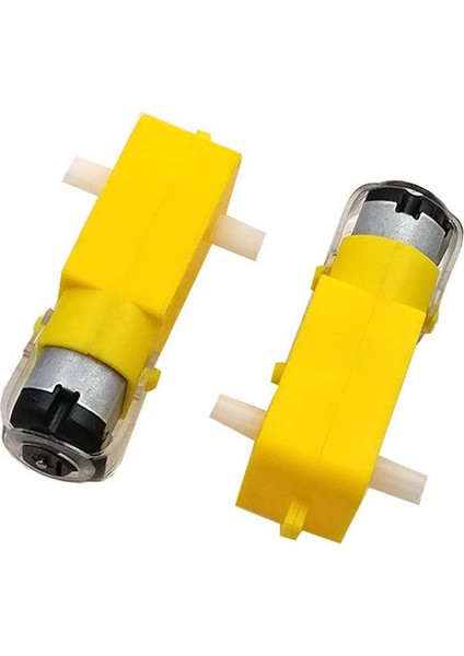 20 Adet Dc 70MA (3 V) Robot Akıllı Araba Dıy Çift Şaft Dişli Tt Motor Robot Araba Için Mcu 7x2.2x1.8 cm (Yurt Dışından)