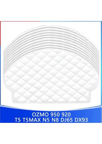 10 Adet Tek Kullanımlık Paspas Bezi Ecovacs Deebot Ozmo 950 920 T5 T5MAX N5 N8 DJ65 DX93 Elektrikli Süpürge Yedek Parçaları (Yurt Dışından)
