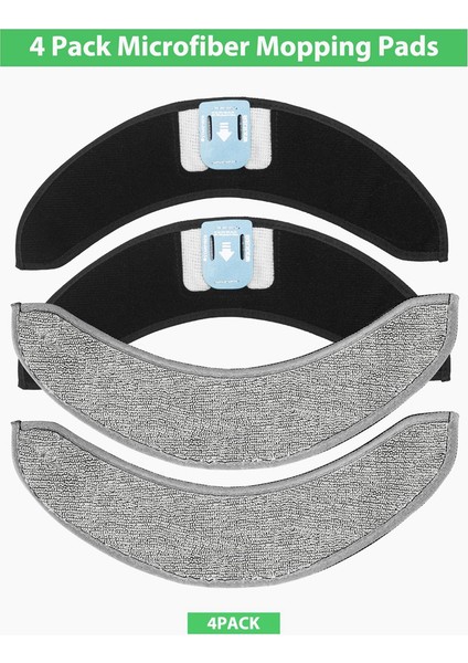 Irobot Roomba Combo J7+ Robot Vakum Için Yedek Paspas Pedleri, Mikrofiber Paspas Pedi Aksesuar Seti (Yurt Dışından)