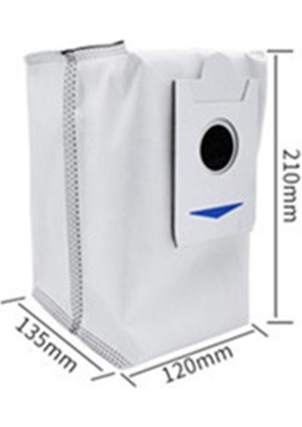 Ecovacs Debot X2 X2PRO Robot Süpürgeler Için 10 Adet Dokunmamış Kumaş Toz Torbası Yedek Aksesuarlar Yedek Parça (Yurt Dışından)