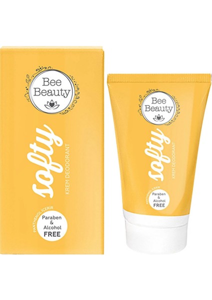 Alkol ve Paraben İçermeyen Krem Deodorant 35 ml Sarı