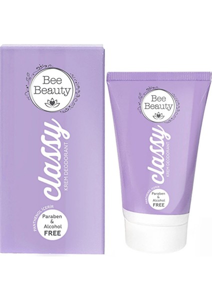 Alkol ve Paraben İçermeyen Krem Deodorant 35 ml Mor