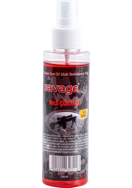 Üçlü Silah Bakım Seti - Savage - Sprey Yağ modelleri
