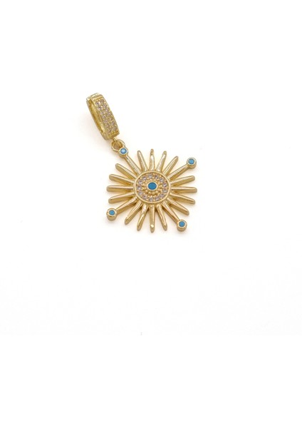 Ajda Charm Çelik Altın Kaplama Kadın Güneş MODEL-CHR-117