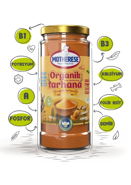 Organik Tarhana 400gr - Organik Bebek Tarhanası 400gr - Tarhana 400gr fiyatları
