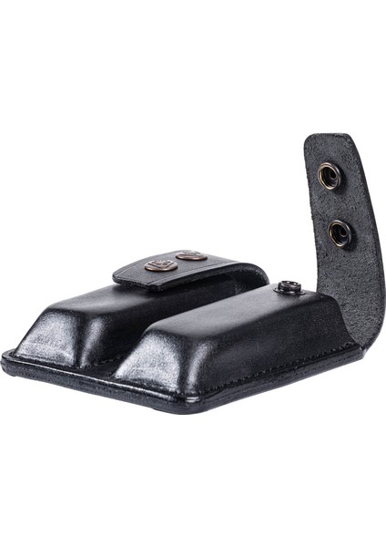 Hakiki Deri Çiftli Şarjör Kılıfı 9 mm - Siyah (YT-021) fırsatları