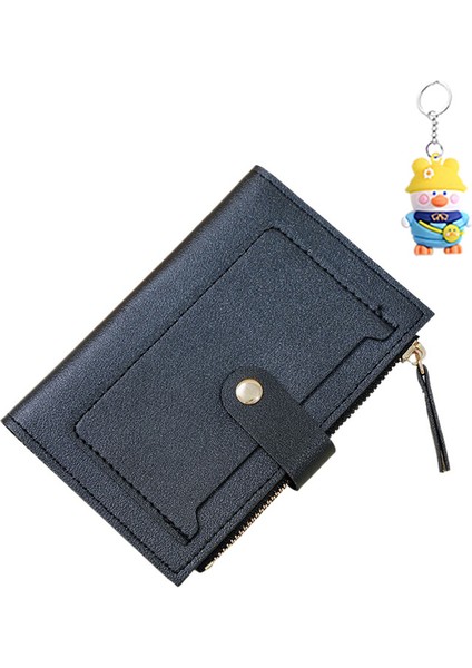 Bayan Çok Fonksiyonlu Kart Tutucu Fermuarlı Para Cüzdanı Çoklu Kart Yuvası Öğrenci Kart Tutucu Cüzdanı (Yurt Dışından)