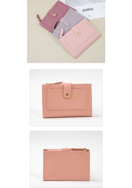 Bayan Çok Fonksiyonlu Kart Tutucu Fermuarlı Para Cüzdanı Çoklu Kart Yuvası Öğrenci Kart Tutucu Cüzdanı (Yurt Dışından) fırsatları