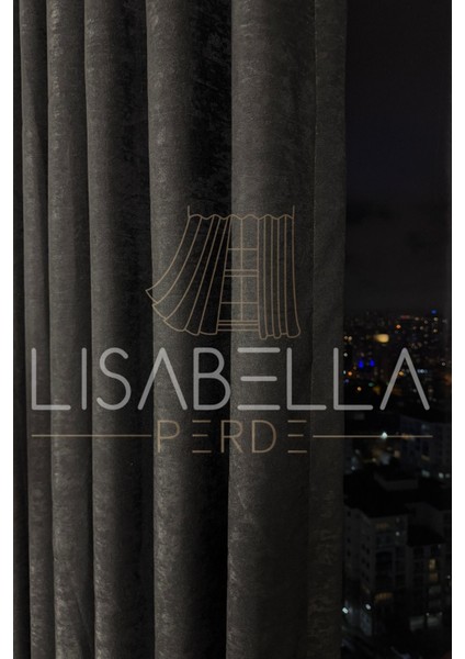 Fon Perde - Lisabella Lüks Kadife Dokulu Seri