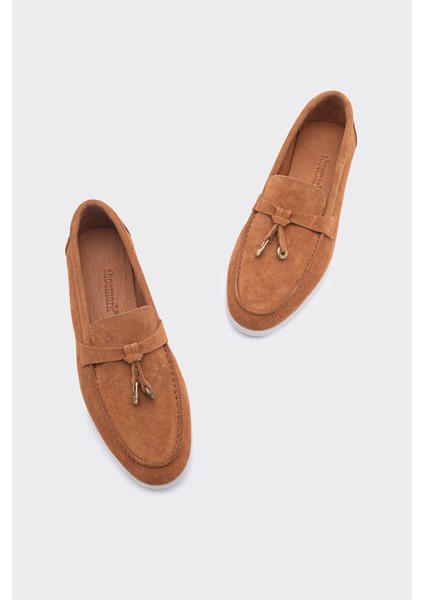 Yello Taba Süet Deri Kadın Loafer fırsatları