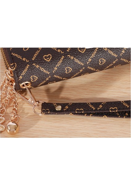 Cüzdan Kadın Uzun Kadın Elli Cep Telefonu Çantası Çift Fermuarlı Cüzdan Büyük Kapasiteli Kart Tutucu (Yurt Dışından) indirimleri