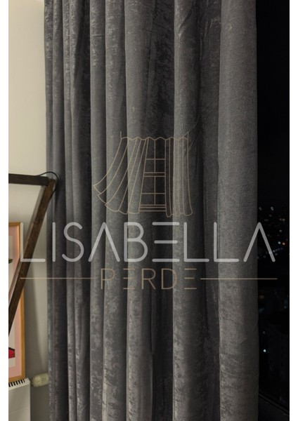Fon Perde - Lisabella Lüks Kadife Dokulu Seri