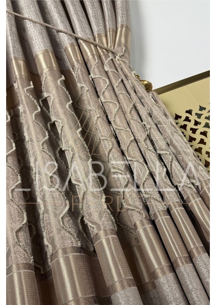 Sienna Elegance Pano Fon – 1/3 Sık Pile (Tek Kanat)