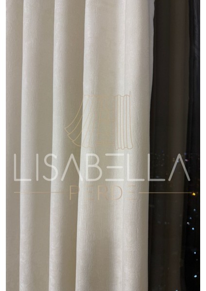 Fon Perde - Lisabella Lüks Kadife Dokulu Seri