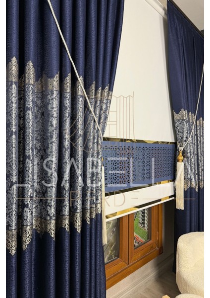 Gece Işıltısı Pano Fon Perde – 1/2.5 Yoğun Pile (Tek Kanat)