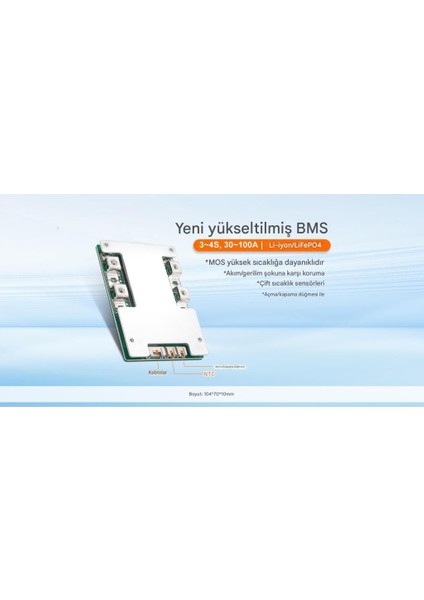 Lifepo4 4s 12V 100A Hardware Bms