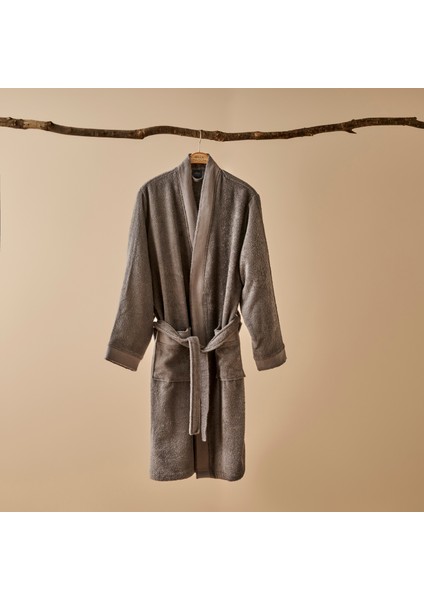 Pamuk Premium Dorita Erkek Bornoz Antrasit (L/xl)