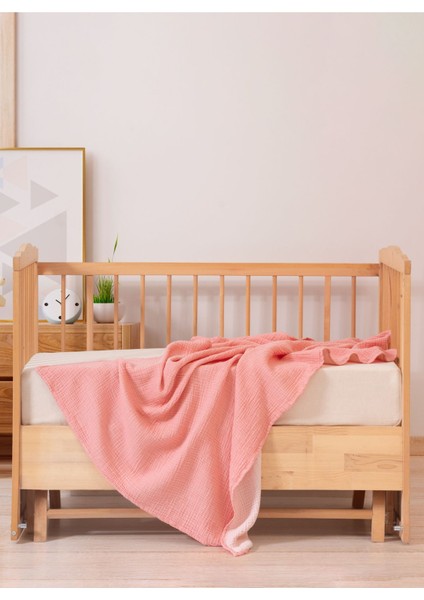 Cocoon Pamuk 4 Kat Müslin Bebek Battaniyesi Candy 100X120
