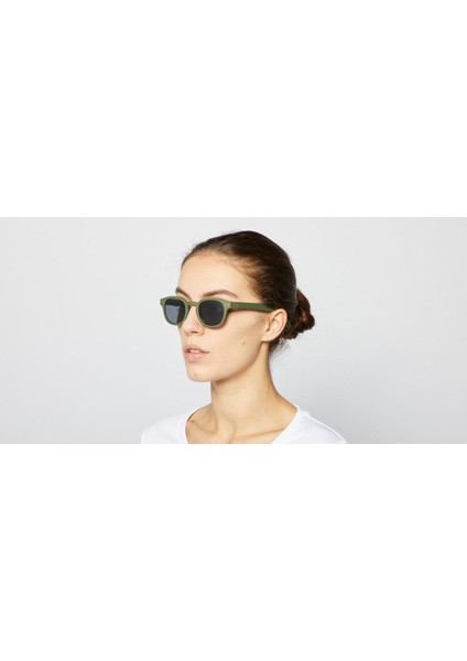 Sun #C Khaki Green - Yeşil Yetişkin Güneş Gözlüğü fırsatları
