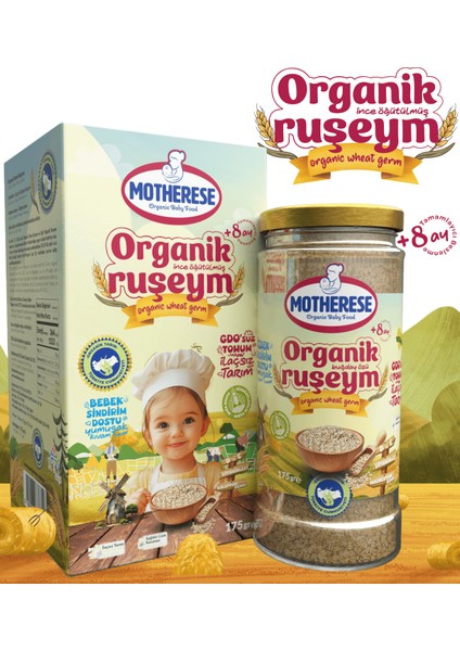 Organik Ruşeym 175 gr - Organik Bebek Ruşeym 175 gr - Ruşeym 175 gr