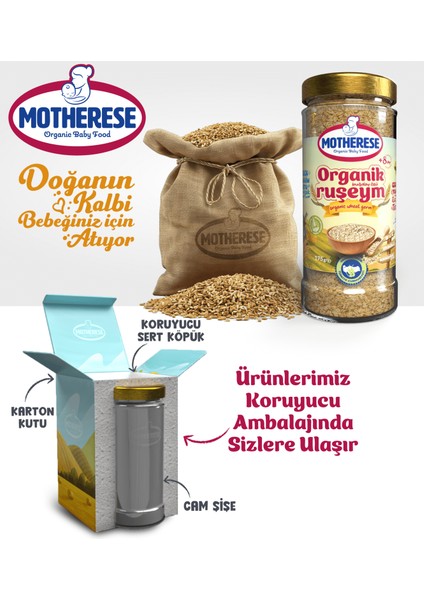 Organik Ruşeym 175 gr - Organik Bebek Ruşeym 175 gr - Ruşeym 175 gr