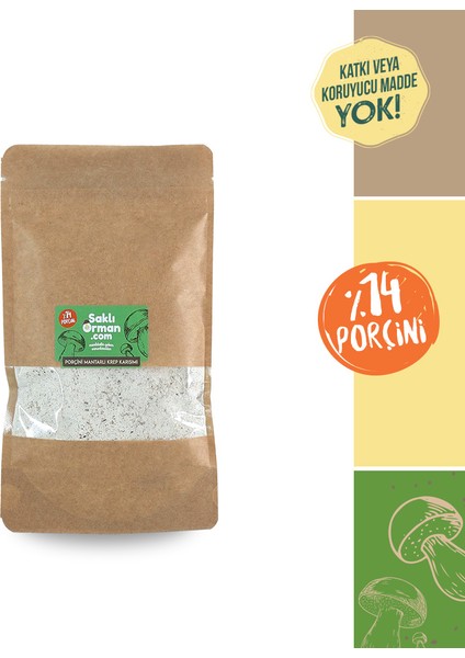 Doğal Porçini Mantarlı Krep Karışımı 177 gr