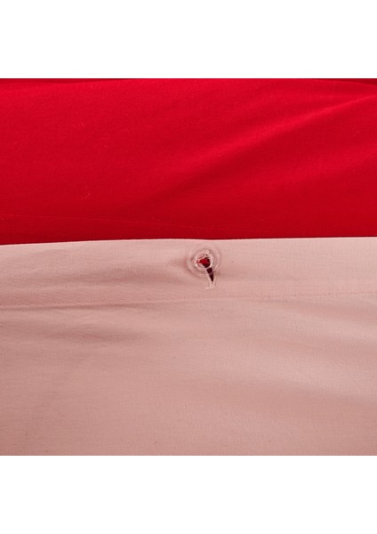Soft Love Çift Kişilik Nevresim Takımı - Kırmızı / Pembe