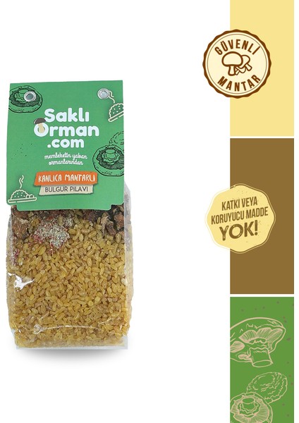 Doğal Kanlıca Mantarlı Bulgur Pilavı Karışımı 273 gr