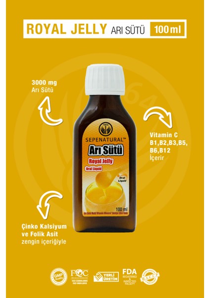 Arı Sütü 100 ML Oral Liquid