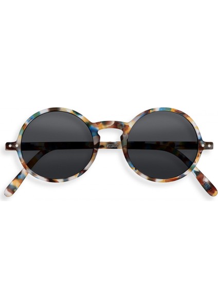 Izipizi Sun #G Blue Tortoise - Kahverengi/Mavi Desenli Yetişkin Güneş Gözlüğü