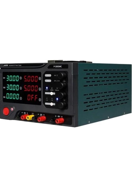 P-3005MC Güç Kaynağı CH1:30V-5A CH2:30V-5A CH3:5V-3A Ch1 ve Ch2 Paralel ve Seri;prolink