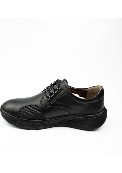 020 Siyah Deri Kadın Günlük Ayakkabı modelleri