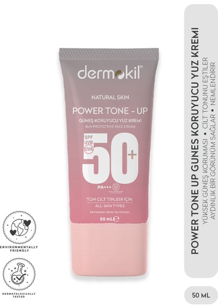 Power Tone-Up Güneş Koruyucu Yüz Kremi 50+Spf